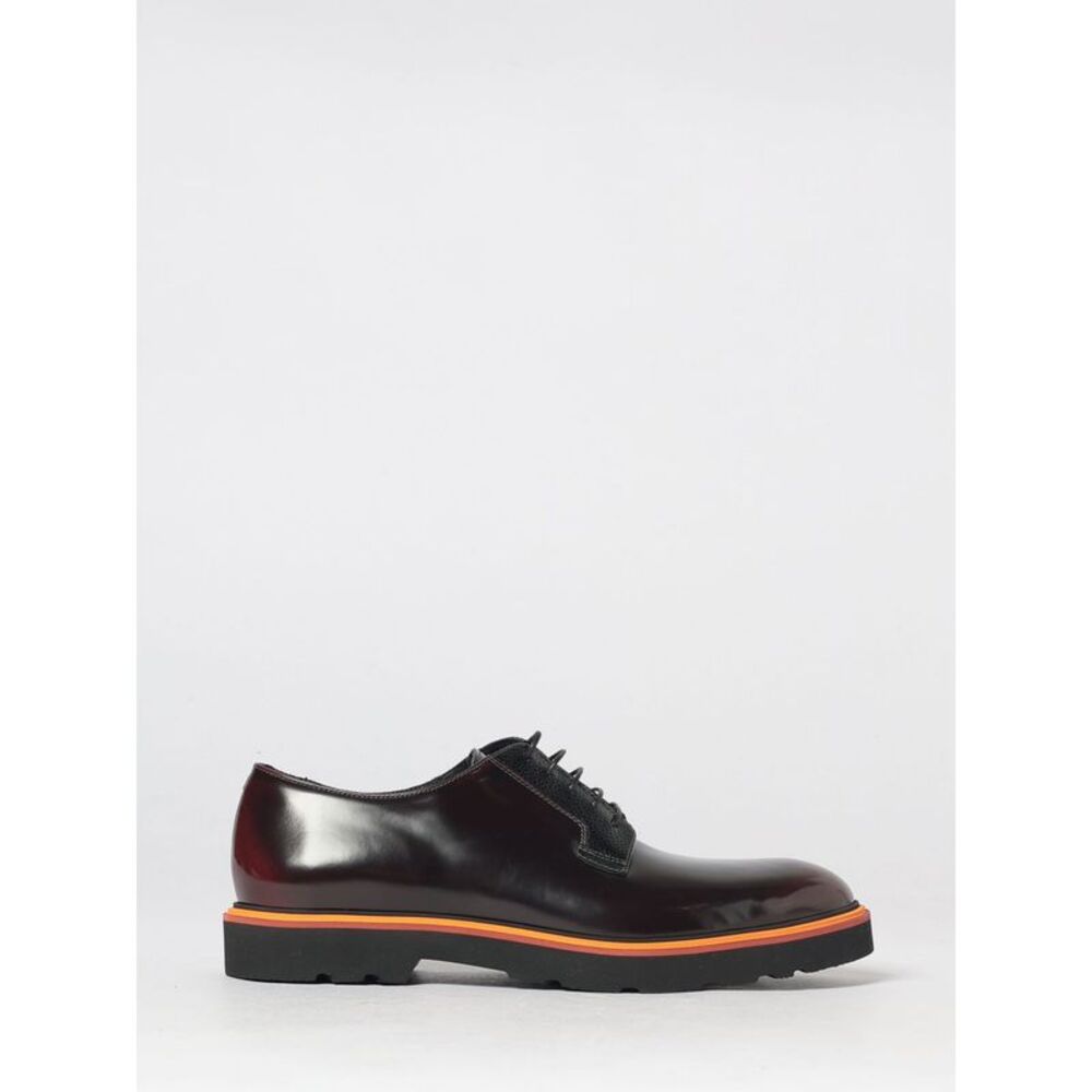 Paul Smith Men Paul Smith Brushed Leather Derby Shoes With Lug Sole